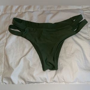 Size small shein green bikini bottoms